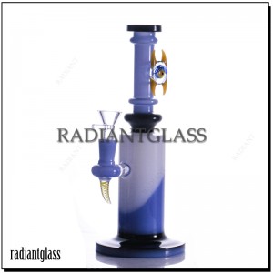 9,8 Inches Manufacturer Glass Straight Tube Bong Hookahs Water Pipe