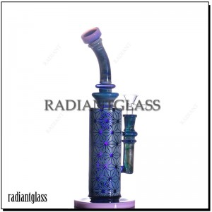 11 ίντσες Χονδρική Marijuana Glass Bong Hookahs Water Pipe