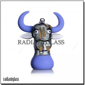 I-Cow Head Dab Rig Novelty Glass Mini Bong