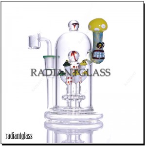 Dab Rig Showerhead Perc Novaĵo Rushroom Glass Bong