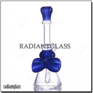 د عمده خرڅلاو Rhinestone Bow Glass لاسي پایپ/Bong/Dab Rig