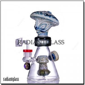 8.7 Inch Glass Bong Egypt series Novelty Water Pipe Hookah