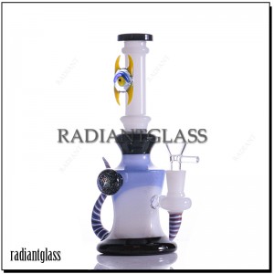8,6 Inches Hookahs Glass Bong Special Shining Ball DAB Rigs Devil Eyes