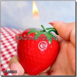 Մեծածախ 3D Strawberry փչովի կրակայրիչ