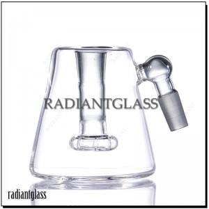 Recogedor de cenizas de vaso de vidrio con cabezal de ducha Perc - 14,4 mm, junta de 45 grados