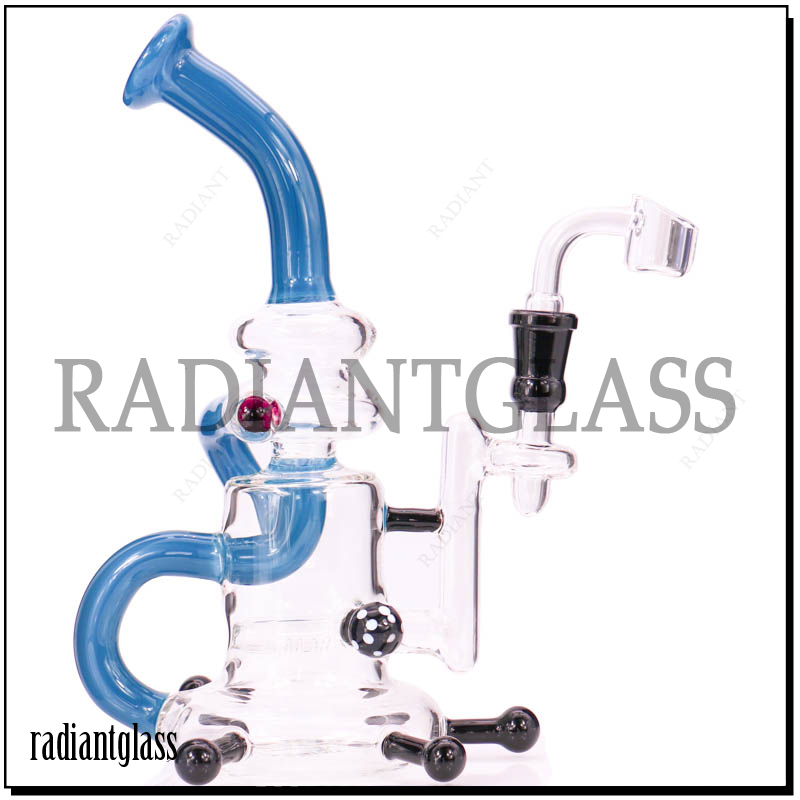 Klein Recycler Dab Rig Blue Color