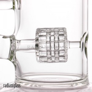 14″-os üveg vízcső méhsejt üveg bonttal