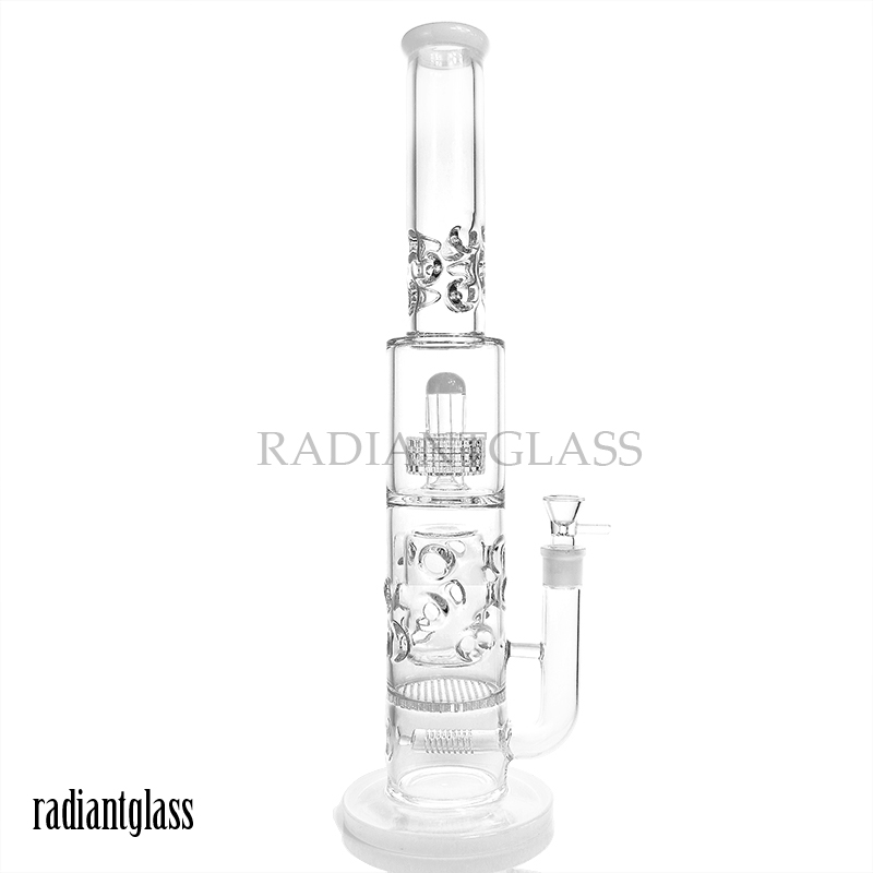 Swiss Perc Straight Tube Bong with Multi-Perc Featured Image