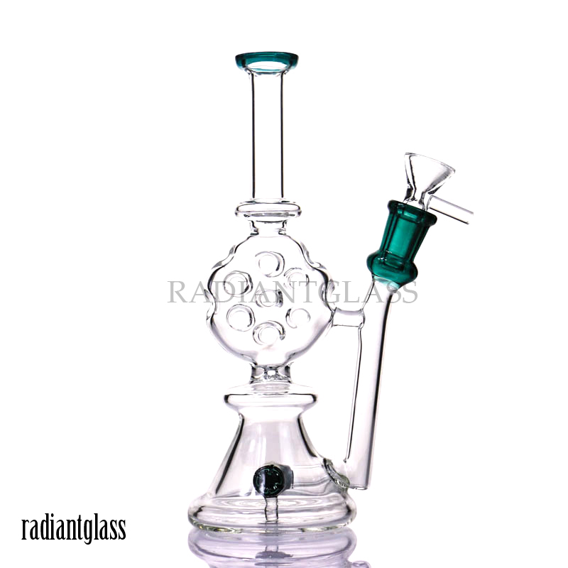 7,9 inches Cookie Recycler Dab Rig rökvattenpipa
