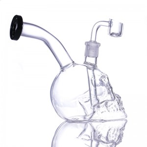 6 Inches Bent Beaker Bong Glass Water Pipes Novelty Weed Bong