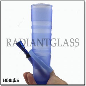 Tuyau d'eau en silicone plié portable avec bang en plastique de 6 couleurs