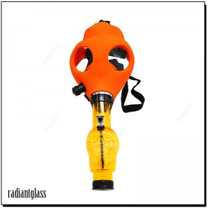 Gas maska ​​Bong s akrilnom cijevi za vodu