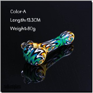 3.7  Inches Inside Out Spoon Glass Pipe