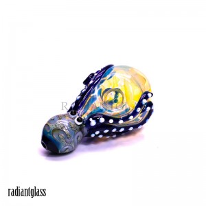 Wholesale Octopus Glass Pipe Heady Tobacco Hand Pipe