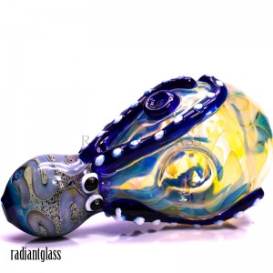 Wholesale Octopus Glass Pipe Heady Tobacco Hand Pipe