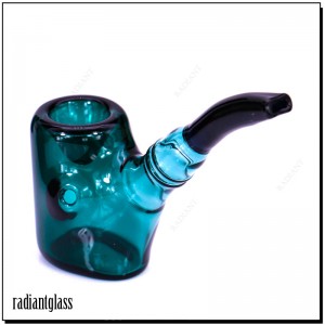 4.3 ინჩიანი Sherlock Holmes Glass Smoke Bowl მინის მოსაწევი მილები