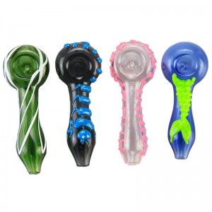 Glow In Dark 4 Style Spoon Hand Pipe