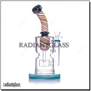 25CM / 10 "Ingrossu Enorme Bong Glass Bong Lighthouse With Wig Wag