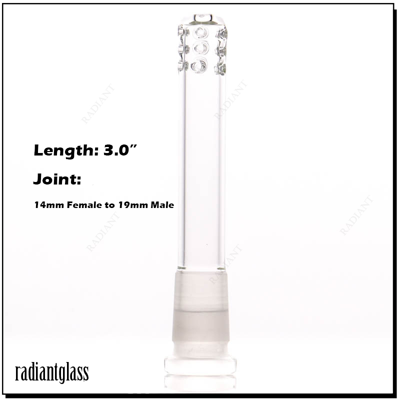 4 ນິ້ວ Glass Downstem Diffuser 18/14mm Fitting