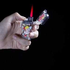 Надзіманая запальнічка "Купідон" каштоўная творчая асоба з ружовым полымем