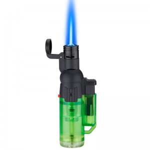 Жарылгыч Жекелештирилген Windproof Зажигалка Inflatable бүктөлүүчү ийилип Flame Gun Факел