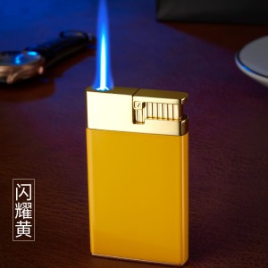 ຂາຍສົ່ງ Deppon Light and Thin Windproof Portable Lighter Metal Direct Charge Inflatable Cigarette Lighter ຜູ້ຜະລິດ