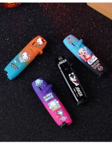 Tshiab Txias Clown Green Flame Lighter Personalized Creative Design Windproof Lighter as a gift for Boyfriend and Girlfriend