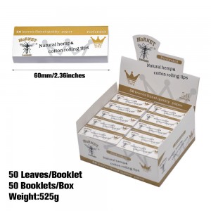 Nagykereskedelmi Hornet márkájú eldobható cigarettapapír szűrőheggyel