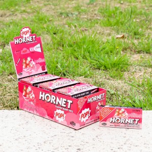 Commerciu à l'ingrossu di carta di cigarette aromatizzata à i frutti di marca Hornet cù bola d'esplosione di sigarette è punta di filtru