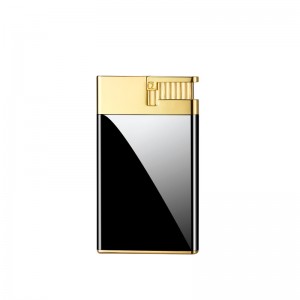 Wholesale of Deppon Light and Thin Windproof Portable Lighter Metal Direct Charge Inflatable Cigarette Lighter Manufacturers.