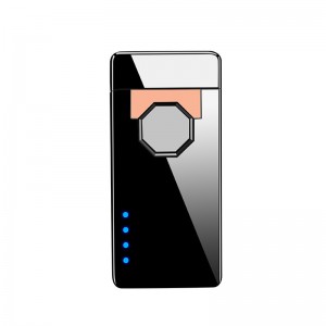 Ny Creative Infrarød Induksjon Vindtett Dobbel Arc Lighter USB Lading Sigarettenner Produsent Engros