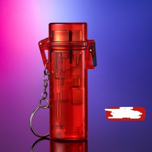 Debang One Machine петцелева ветроустойчива и водоустойчива запалка със син пламък, нова и уникална креативна персонализирана модерна прозрачна запалка