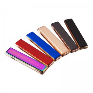 Creative thin internet celebrity USB tungsten wire lighter charging personalized lighter windproof maliit na mini metal
