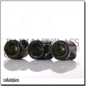 14 mm mannelijke mixkleurige glazen bongkom met sterrenhemel