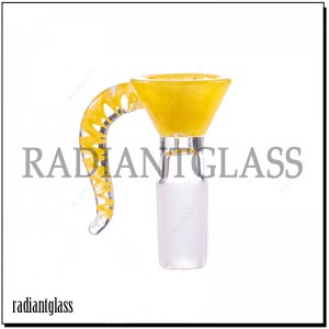 Glass Horn Bowl Handmade Glass Slide Slider Herb bòl 14mm /18mm