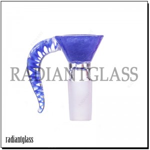 Стеклянная чаша-рог, стеклянные слайдеры ручной работы, миски для трав 14 мм/18 мм