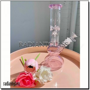 10 Inch Pretty In Pink / Green Bong