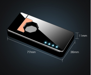 Νέος Creative Infrared Induction Windproof Double Arc Lighter USB Charging Αναπτήρας τσιγάρων Κατασκευαστής Χονδρική