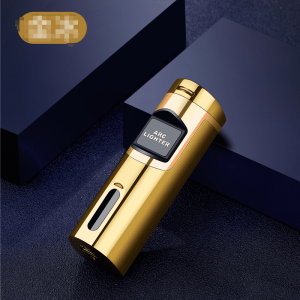 Debang New Laser Touch Screen Batteri Display USB Lading Arc Lighter Gave Reklame E-handel Sigarettenner