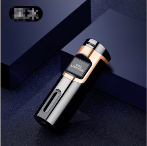 Debang Nuwe Laser Touch Screen Battery Display USB Laai Boog Aansteker Geskenk Advertensie E-handel Sigaretaansteker