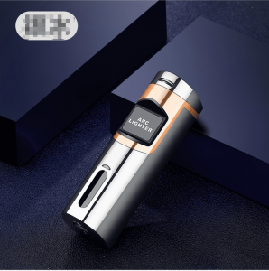 Debang New Laser Touch Screen Batteri Display USB Lading Arc Lighter Gave Reklame E-handel Sigarettenner
