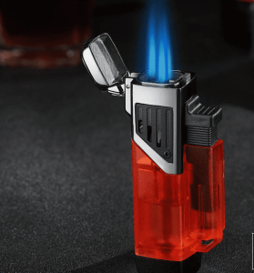 Den nye mikro-sprøjtepistol med fire dyser kan oplades direkte med en vindtæt lighter til at tænde cigarer, moxibustion og myggeafvisende røgelse