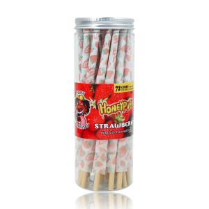 Moetsi oa Li-cigarette Cones Flavor Paper Lahlang Horn Tube Canned/72 Rolling Paper