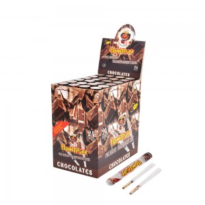 Multi-Flavor 78mm გამჭვირვალე ქაღალდი HoneyPuff Tapered Finished Horn Tube Rolling Paper