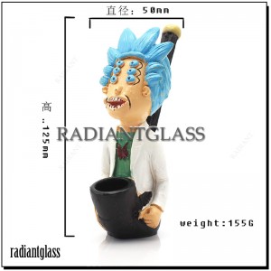 Cartoon Resin Pipe Rick And Morty Pipe Smoking Accessories Wholesale