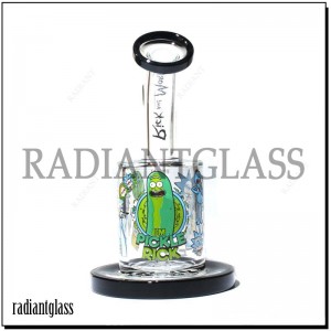 Rick&Morty Tire Perc Glass Water Pipe