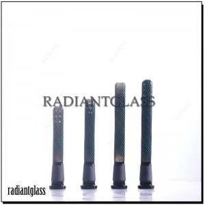 Downstems Color-Glass Open End 6 slits