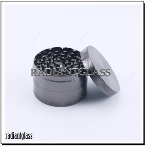 Žolelių malūnėlis pritaikytas cinko lydinio aliuminio lydinio tabako malūnėlis juodas 40 mm 50 mm 63 mm 4 dalių malūnėlis