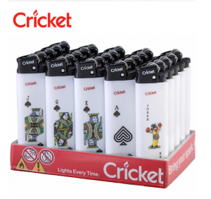 Veľkoobchod kriketová kobylka Krátky jednorazový zapaľovač Farba mini brúsneho kotúča Zapaľovač kamienkovej kladky