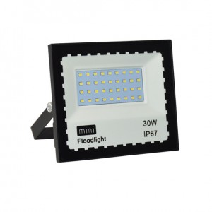 Mini LED Floodlight, RAD-FL102, Die-casting aluminum case+Toughened glass, 220V/85-260V, PF>0.9, IP65, 2years Guarantee